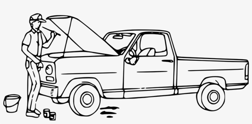 Auto Mechanic Png Black And White Transparent Auto - Mechanic Clipart Black And White, transparent png #1207829