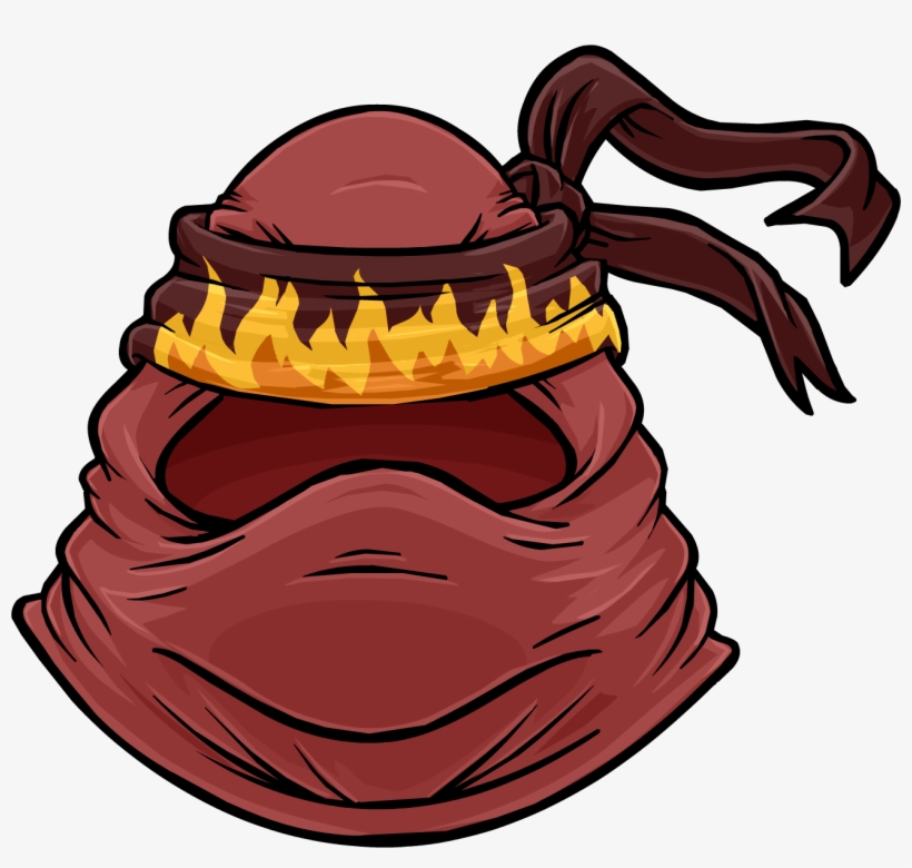 Lava Mask - Club Penguin Card Jitsu Fire, transparent png #1208225