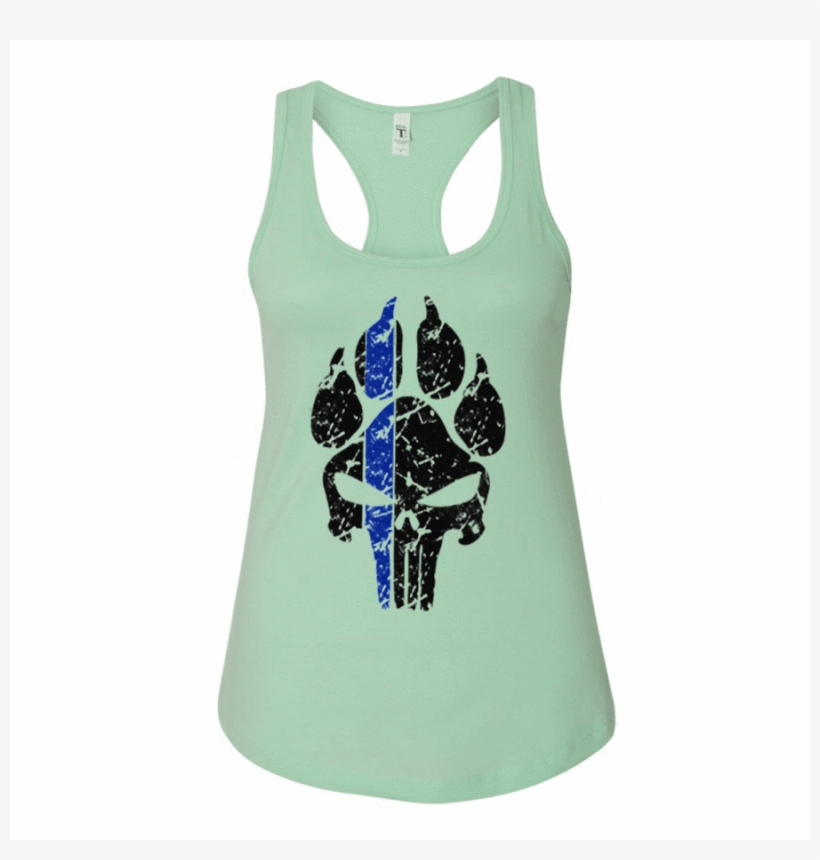 Fitted Racerback Tank - Police Officer Gifts, Police Wife, Police Officer Gift,, transparent png #1208343