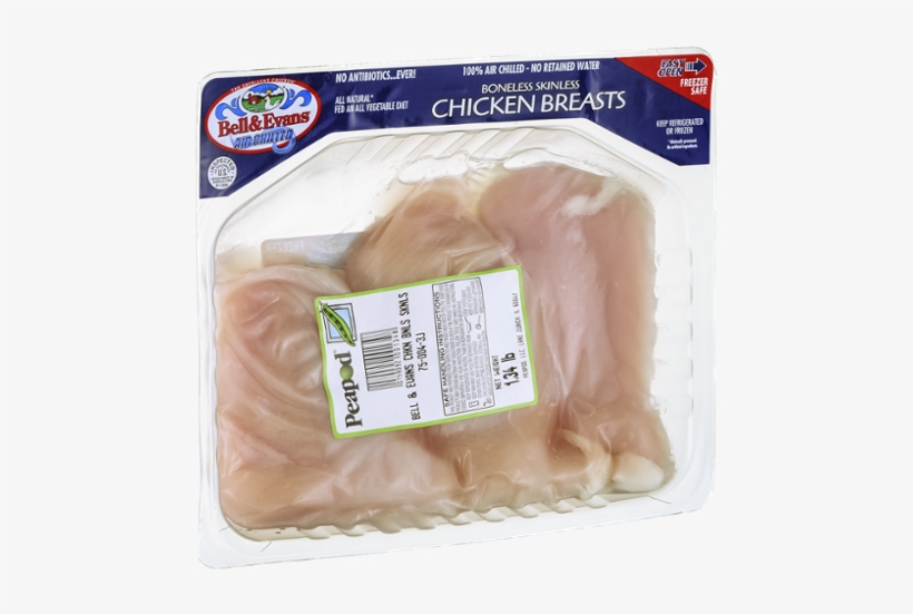 Bell & Evans Chicken Breasts Boneless Skinless, transparent png #1208388