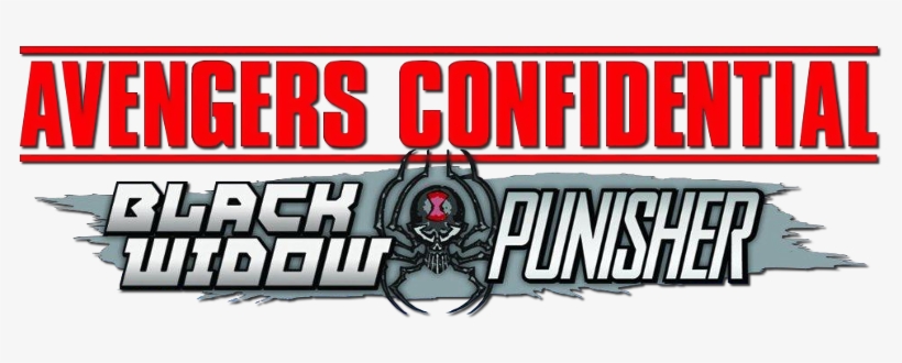 Black Widow & Punisher Image - Avengers Confidential Black Widow & Punisher Logo, transparent png #1208512