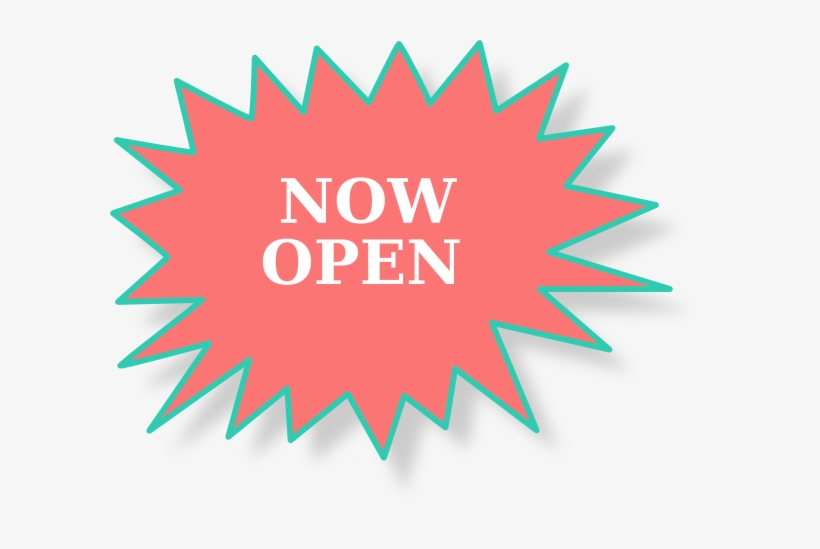 Now Open Clip Art, transparent png #1209330