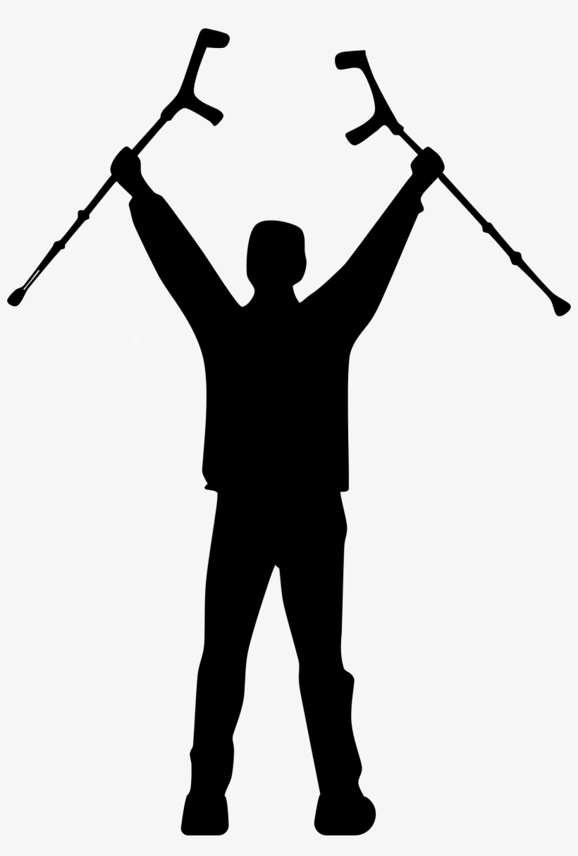 This Free Icons Png Design Of Overcoming Silhouette, transparent png #1209505