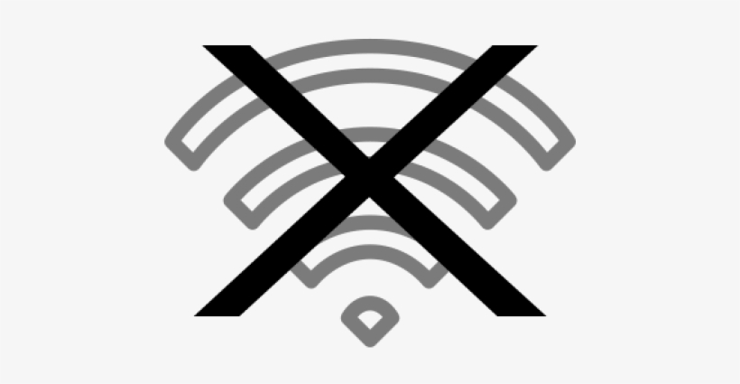 No Wifi Or Bluetooth Signal - Not Connect Icon, transparent png #1209771
