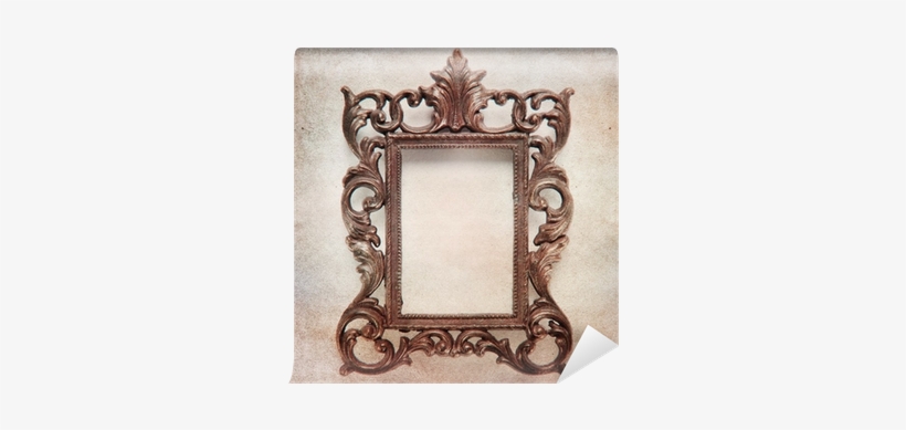 Shabby Chic Background With Antique Frame Wall Mural - Shabby Chic, transparent png #1209902