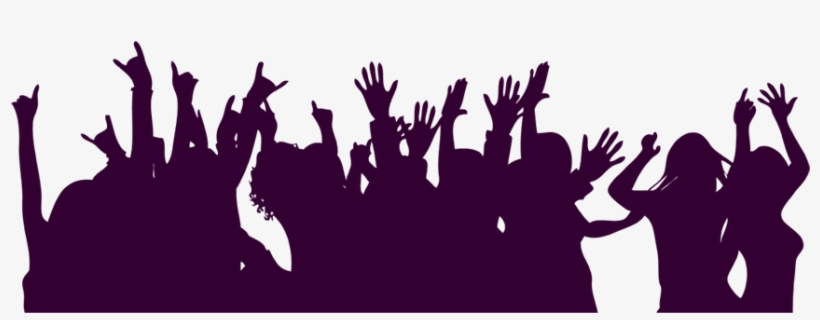 Fiesta Png - Silhouette Party People Png, transparent png #1210090