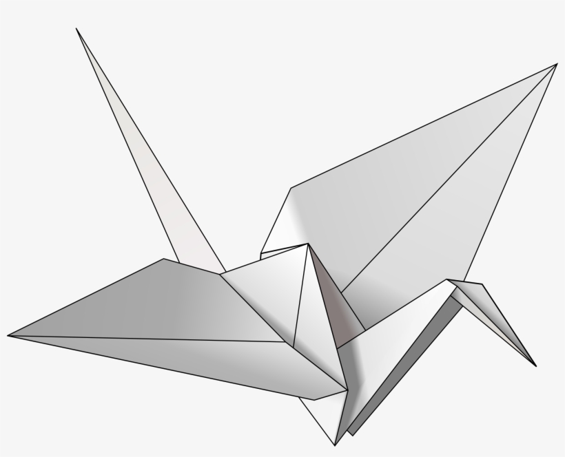 Open - Origami Crane Png, transparent png #1210675