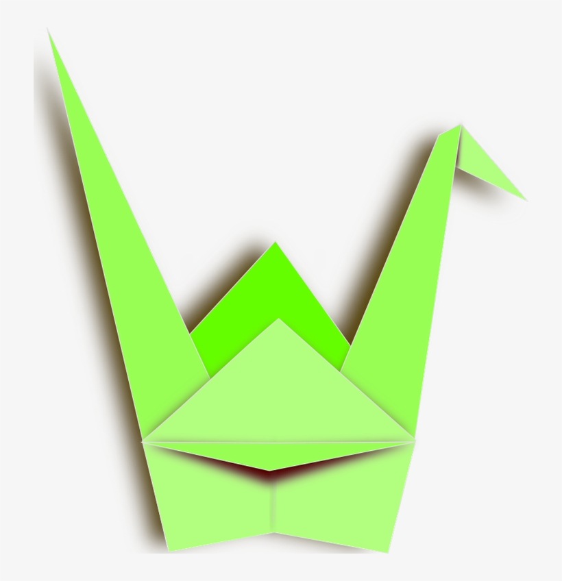 Origami Crane - Paper Crane Animated Gif, transparent png #1211241