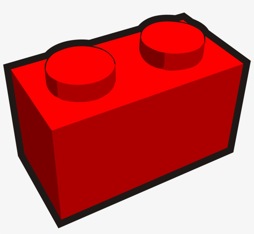 Vector Transparent Clip Is A Brick X Big Image - บล็อก ของเล่น Png, transparent png #1211541