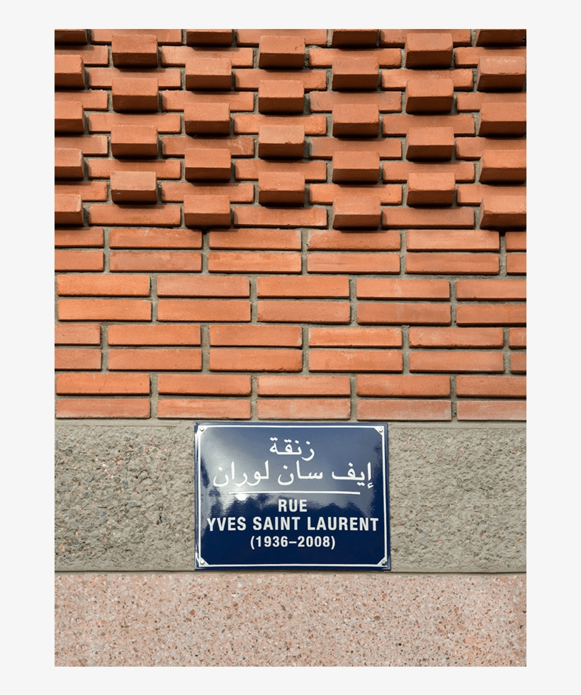 Rue Yves Saint Laurent, Façade Du Musée Ysl, © Fondation - Musée Yves Saint Laurent, transparent png #1211591