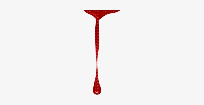 Lagrima De Sangre By Estrellacristal - Blood Drip No Background, transparent png #1211650