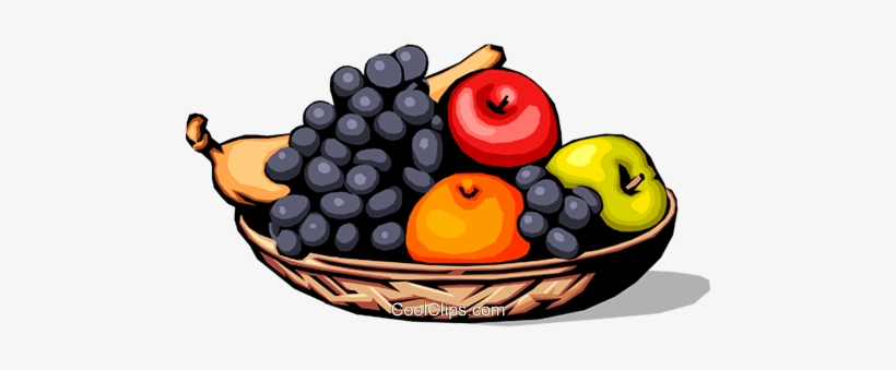 Assorted Fruits In Basket Royalty Free Vector Clip - Fruit Basket Clip Art, transparent png #1211717