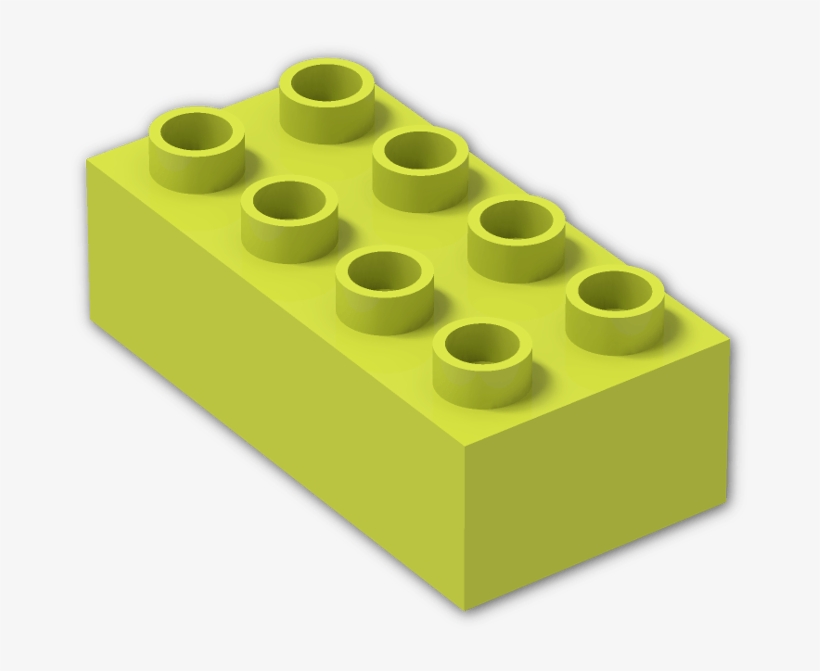 Duplo Brick 2 X 4 - Lego, transparent png #1211834