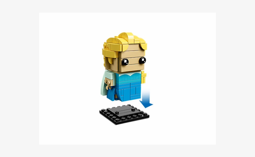 Brick Headz ~ Elsa - Lego 41617, transparent png #1212130