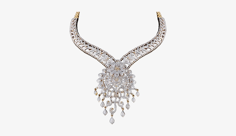 Diamond Necklace - Jewellery, transparent png #1212927
