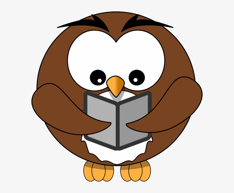 Books Clipart - Reading Owl Clip Art, transparent png #1212928