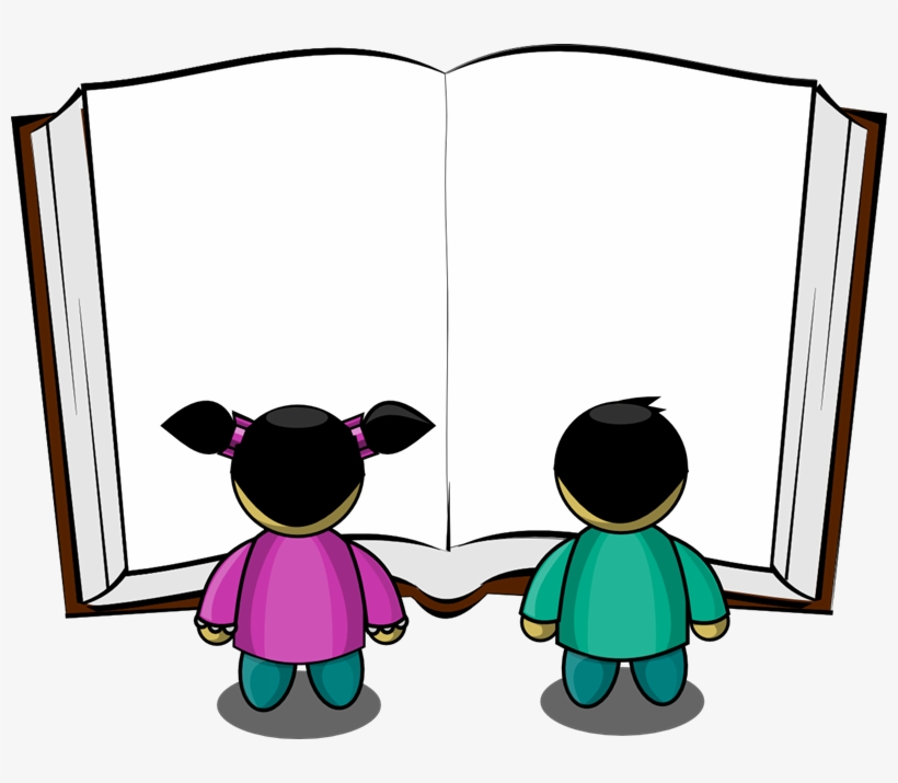 Children Reading Clipart Png - Clip Arts Education, transparent png #1213132