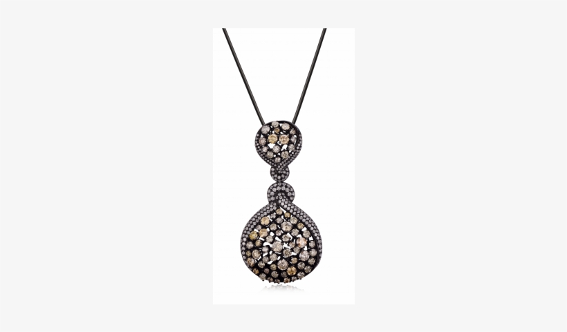 Vera Claw Diamond Pendant 18k Black Gold - Vera, transparent png #1213184