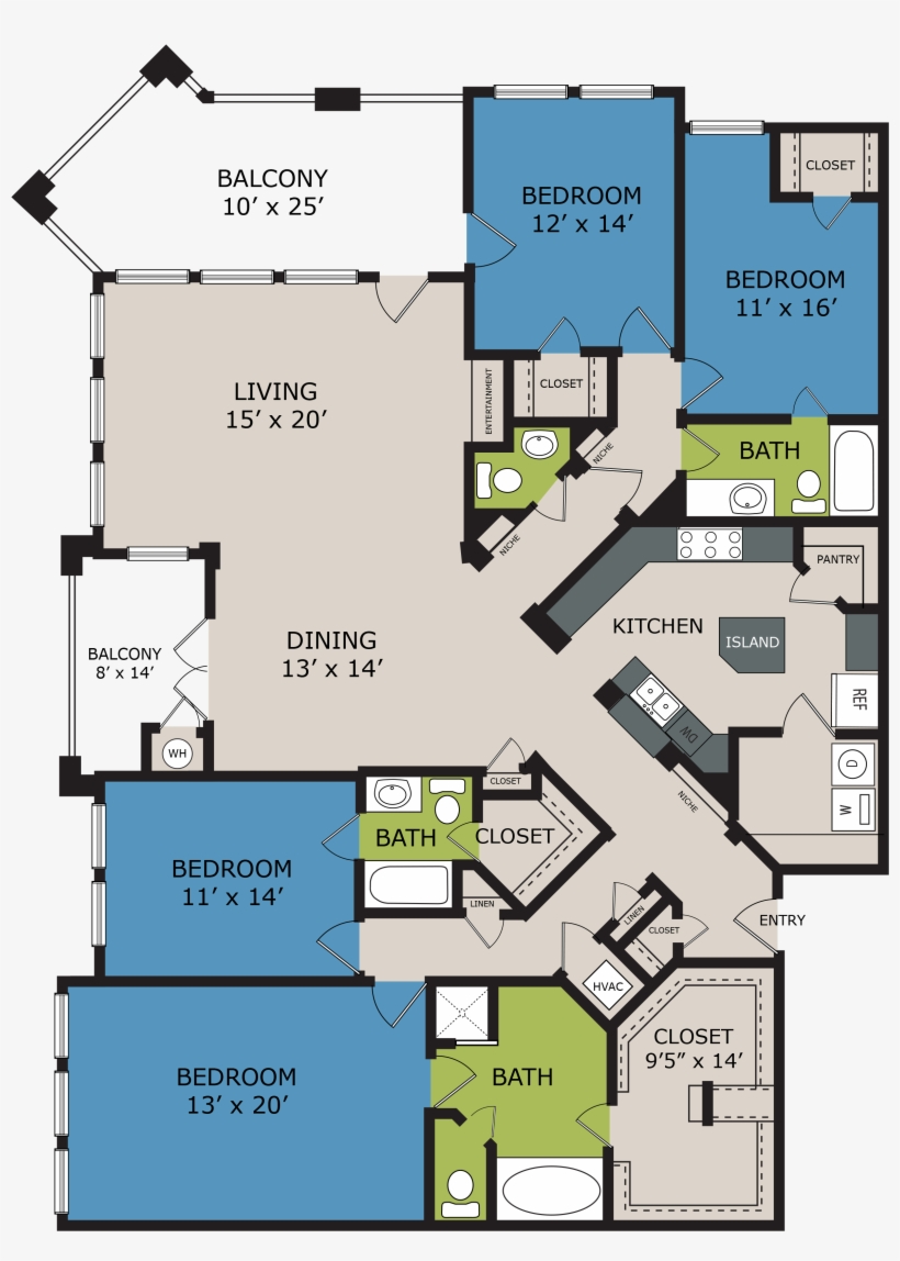 Apartments In Garden Ridge - Marquis At Tpc, transparent png #1213239