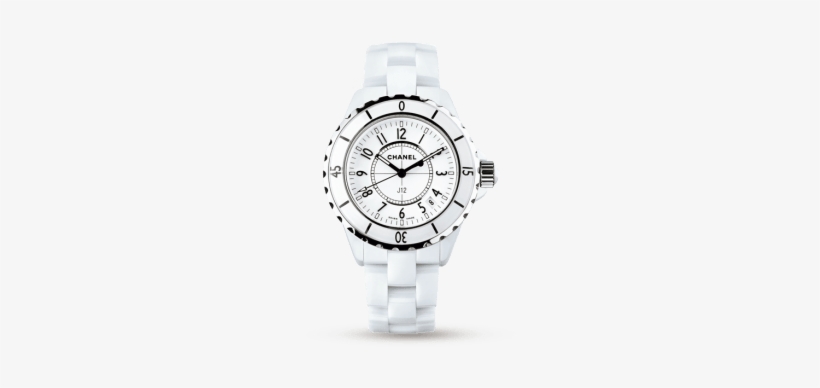 Chanel J12 White Ceramic And Steel H0968 33mm - Dyrberg/kern, transparent png #1213496