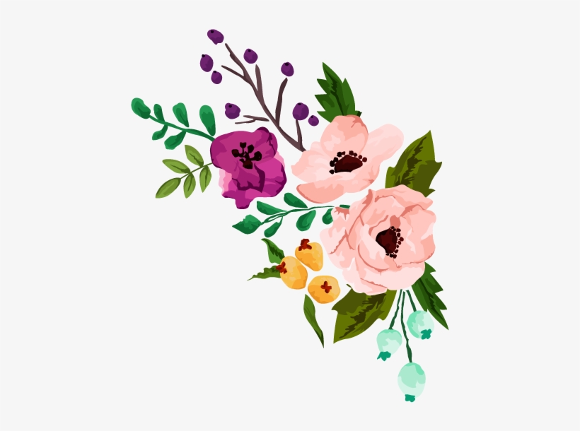 Unionhillinn - Free Watercolor Wedding Flower Clipart, transparent png #1213647