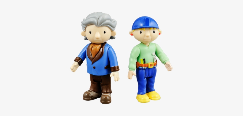 Bob The Builder Figures 2 Pack - Bob The Builder, transparent png #1213998