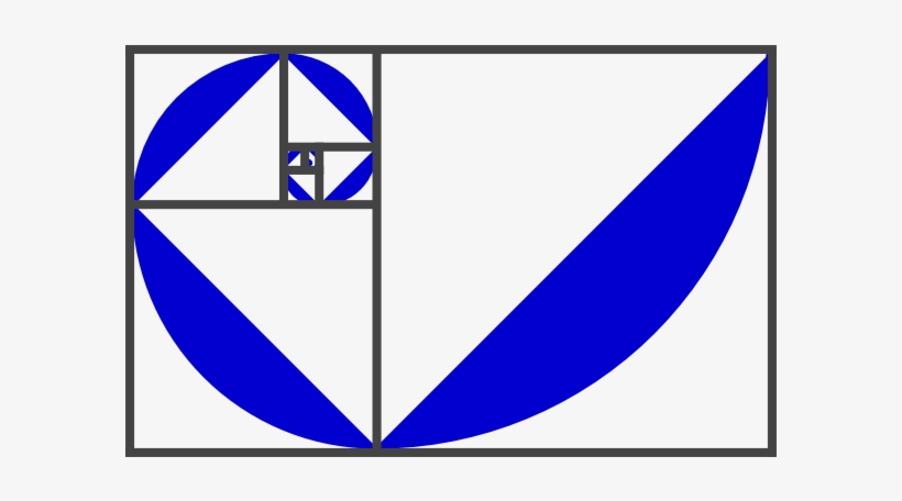 How To Set Use Fibonacci Spiral Blue/purple Svg Vector, transparent png #1214336