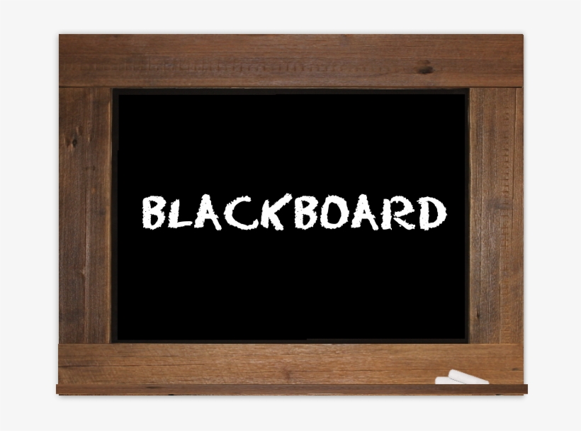 Rustic Aged Hardwood Timber Blackboard With Ledge By - Plywood, transparent png #1214360