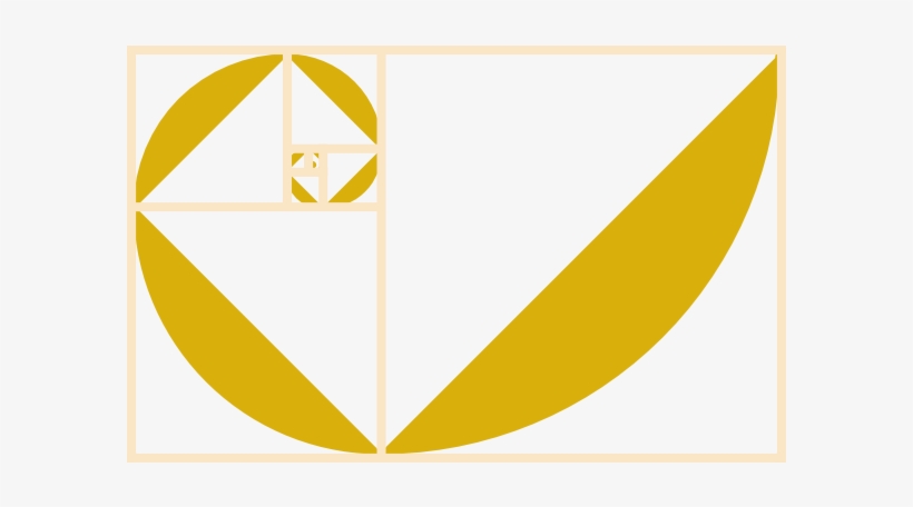 Fibonacci Spiral Yellow Clip Art - Encaustic Stripe Tile, transparent png #1214438