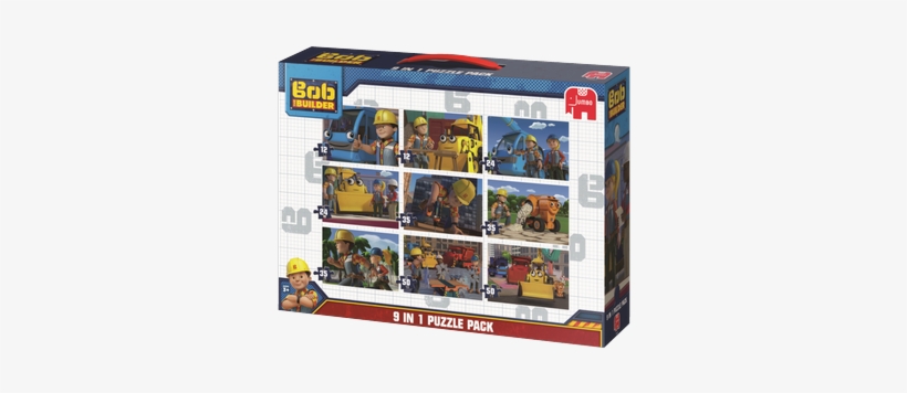Bob The Builder 9in1 Bumper Pack - Bob The Builder 9 In 1 Puzzle Bumper Pack, transparent png #1214635