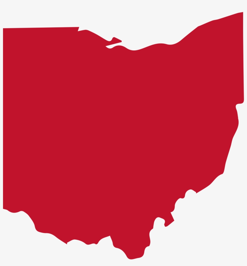 Ohio State Outline - Gerrymandering Ohio, transparent png #1215191