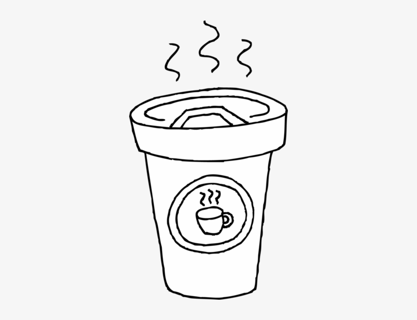 Clip Freeuse Stock Cup Of Coffee Coloring Page Free - Coffee Clipart, transparent png #1215609