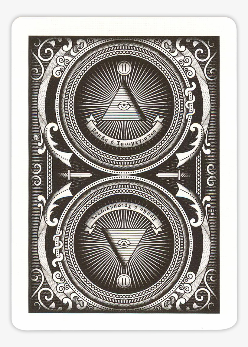 Back Of Card Sentinels • Theory Xi Usa - Theory 11 Sentinels Playing Cards, transparent png #1215825