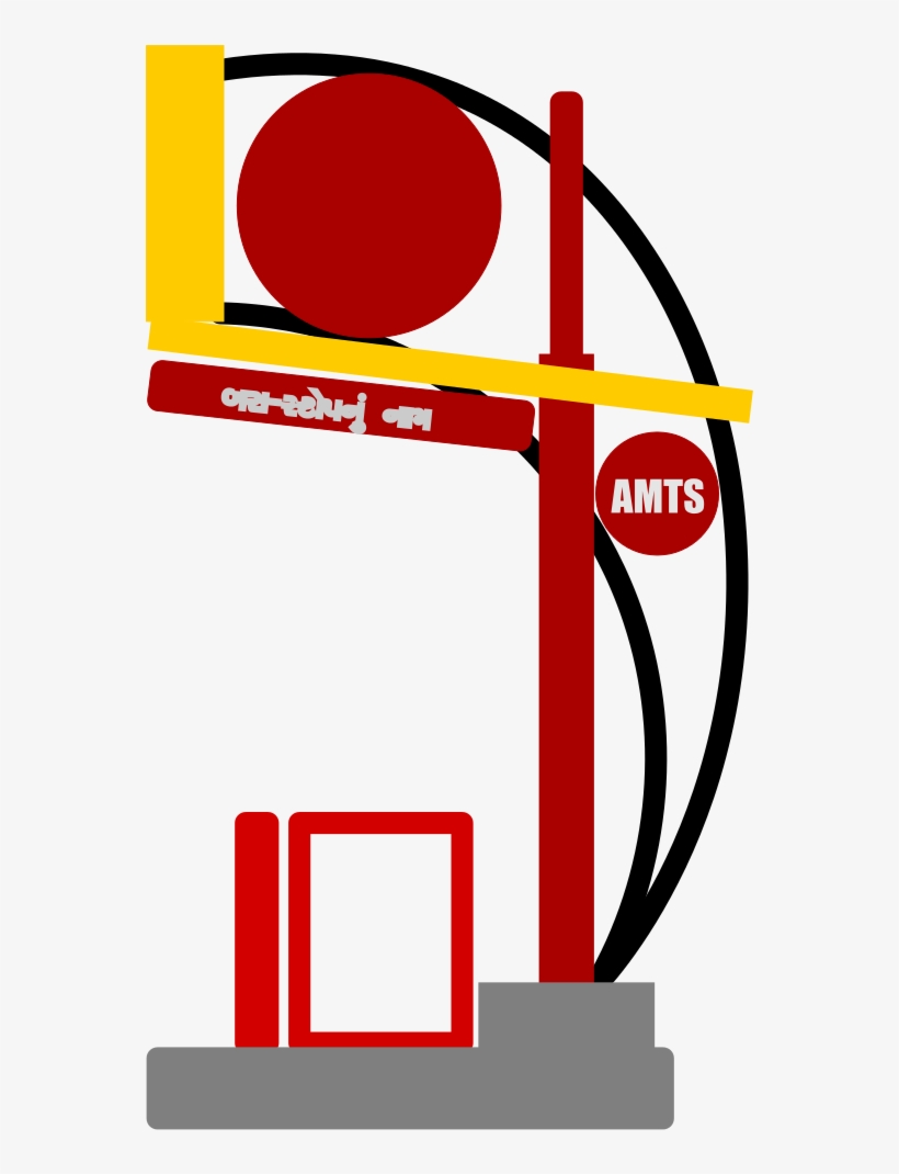 Amts Bus Stop - Amts Bus Stop Ahmedabad, transparent png #1216163