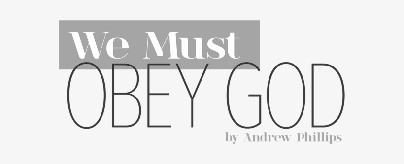 We Must Obey God - Parallel, transparent png #1216229