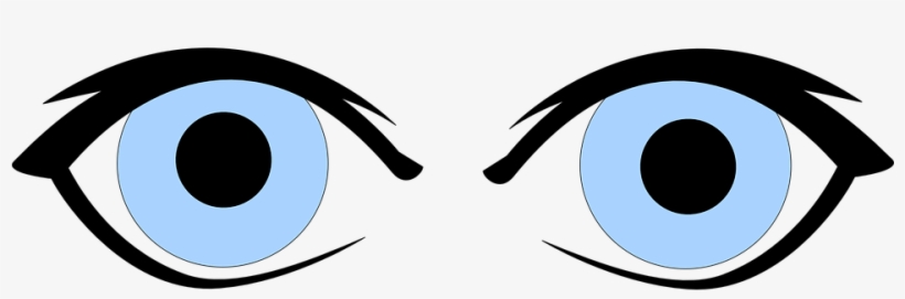 Dibujo Ojos Png - Eye Contact Clip Art, transparent png #1216376