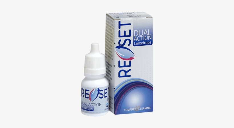 Reset Eye Drops - Reset Dual Action Lens / Eye Drops 10ml, transparent png #1216889