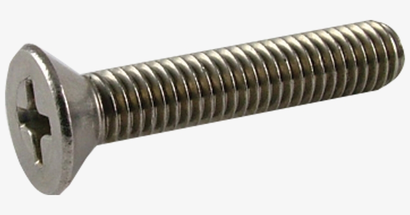 Screw - 10/32x1\ - Phillips Flat Head Screw, transparent png #1217084