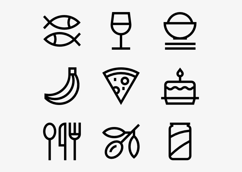 Pizza 16 Icons - Fitness Icon Transparent Background, transparent png #1217111