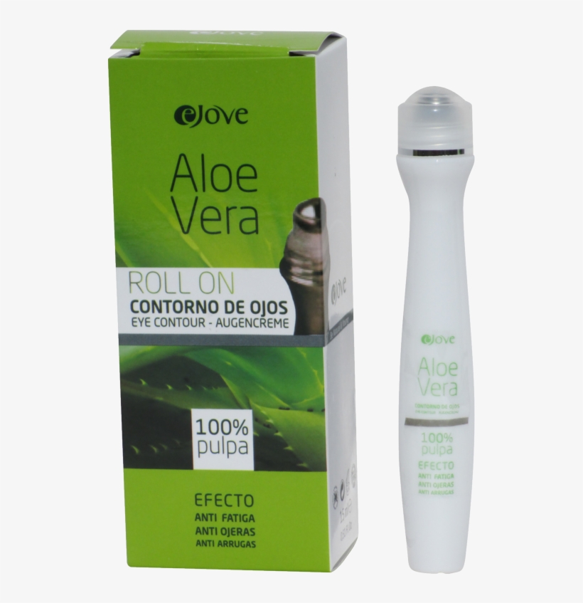 Contorno De Ojos Roll On, 15 Ml - Ejove Aloë Vera Augencremé Roll-on, transparent png #1217144