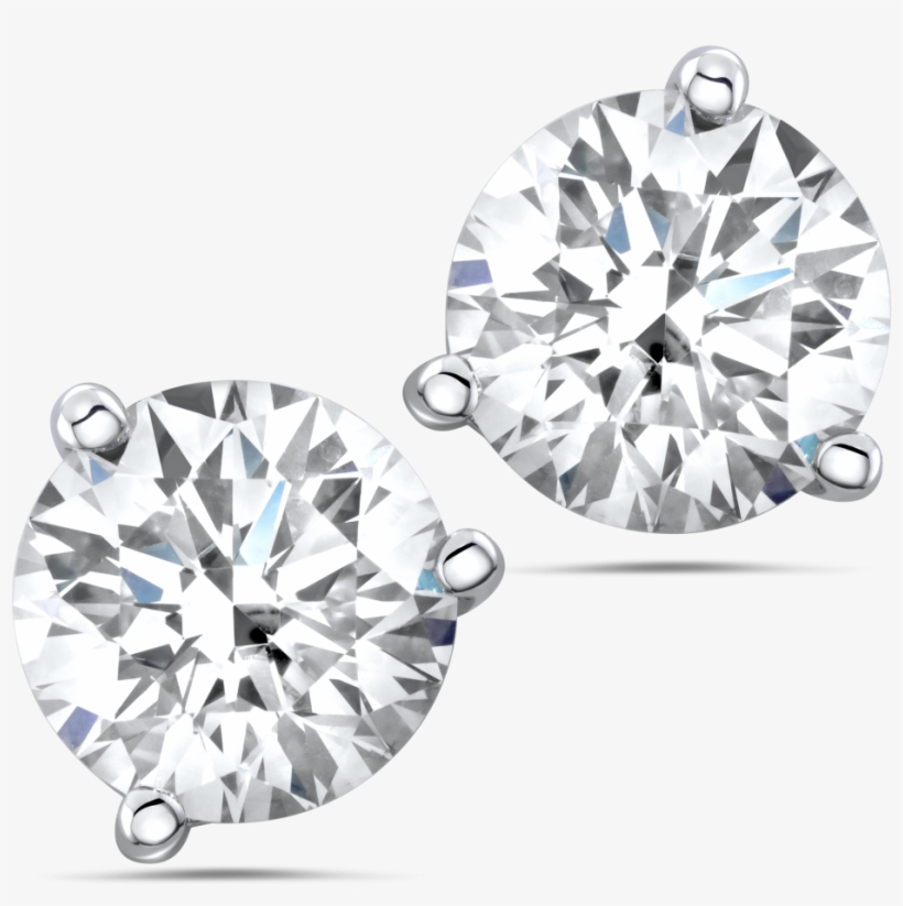 Diamond Earrings Studs Png, transparent png #1217207