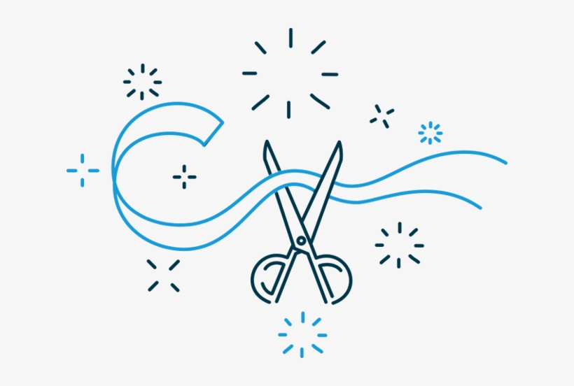 Chamber Ribbon Cuttings - Ribbon Cutting Transparent Logo, transparent png #1217312