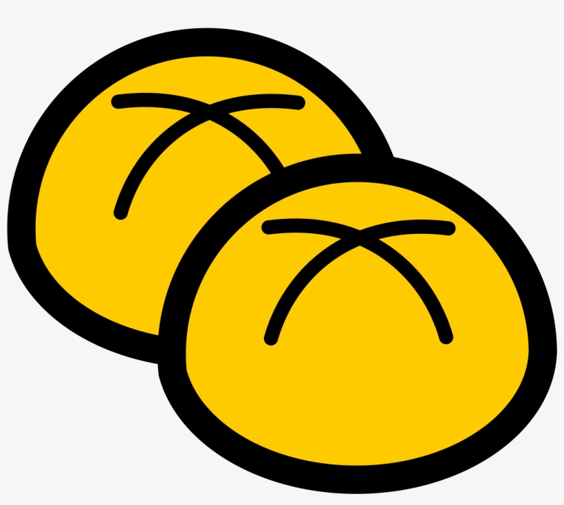 Clipart Clipart Black And White - Bun Clip Art, transparent png #1217341