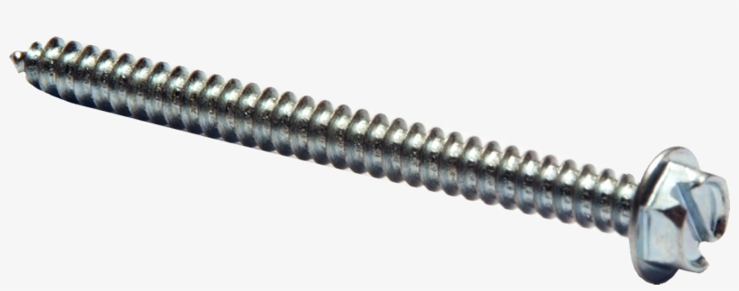 1" Hex Head Screw - Screw, transparent png #1217408