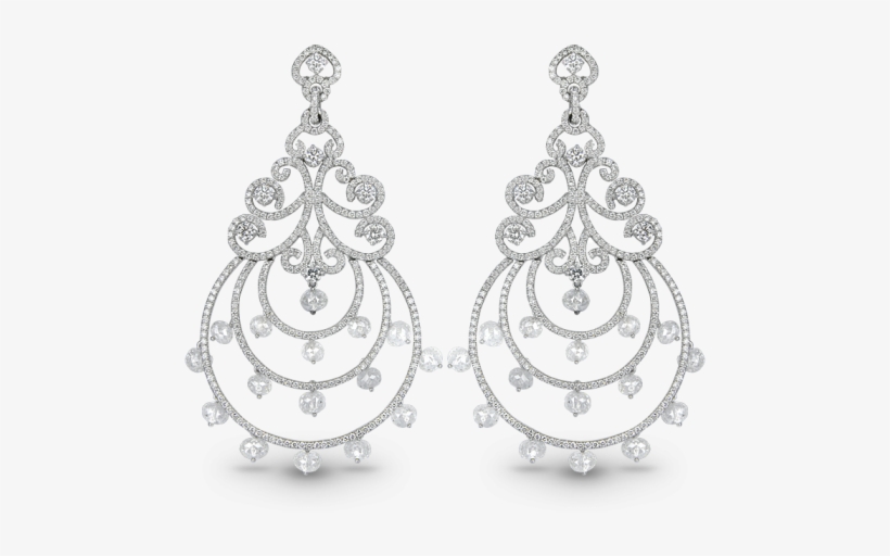 Chandelier Diamond Earrings, transparent png #1217428