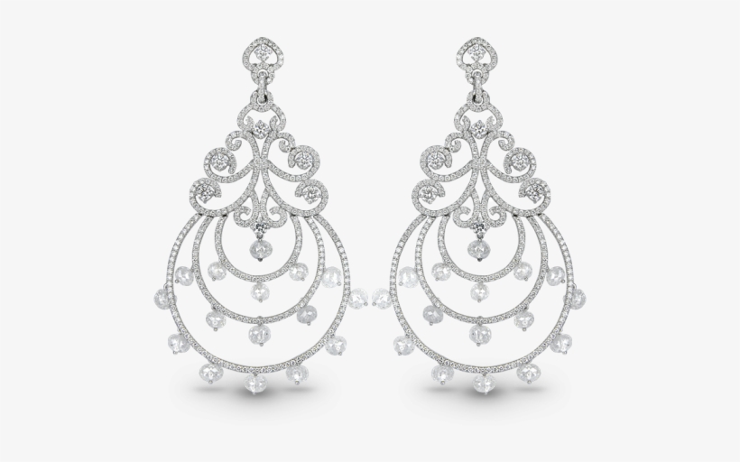 Chandelier Diamond Earrings, transparent png #1217428