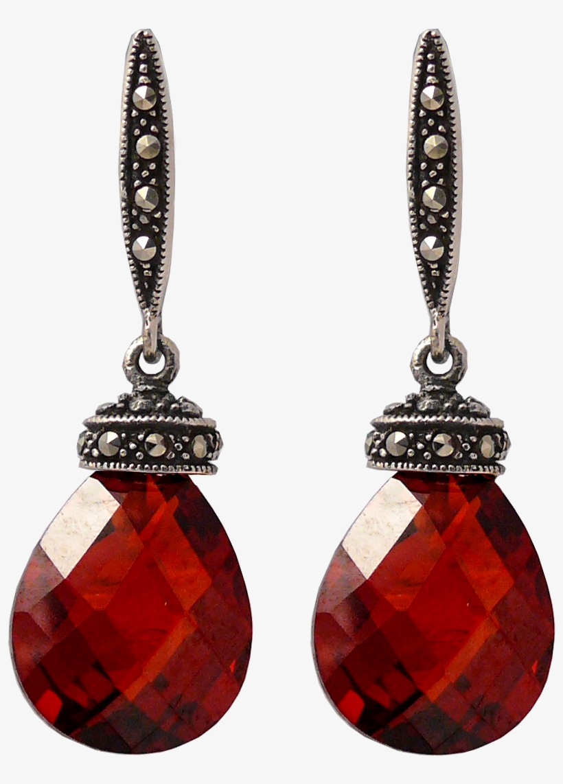 Free Png Red Diamond Earrings Png Images Transparent - Earrings Png, transparent png #1217508
