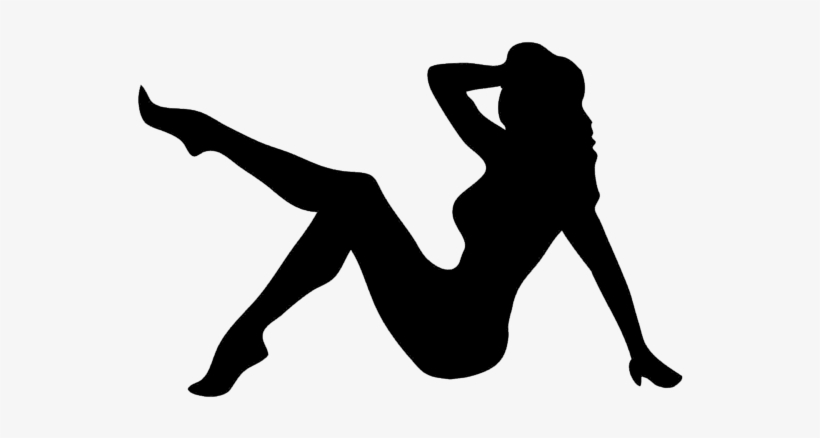 Click And Drag To Re-position The Image, If Desired - Silueta De Mujer Striper, transparent png #1217594