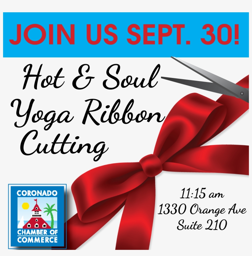 Hot & Soul Yoga Ribbon Cutting - Gratitude Journal 365 Days Of Thanksgiving: Time, transparent png #1217597