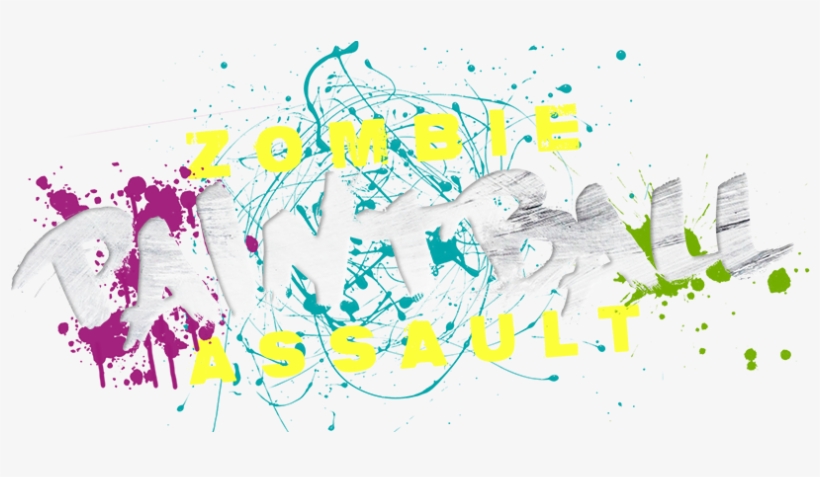 Zombie Paintball Assault Title Layer - Illustration, transparent png #1218123